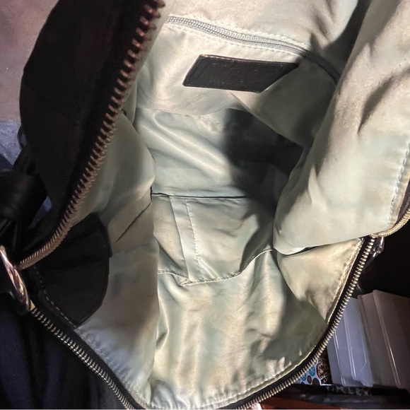 Elegant Coach Large Black Shoulder bag w/ Dust Bag - Picture 6 of 10